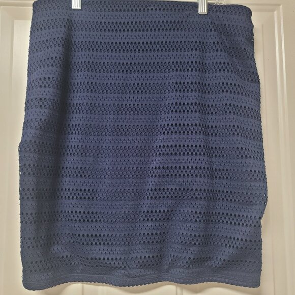 Old navy navy blue women's skirt large lace - Picture 1 of 3
